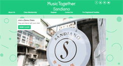 Desktop Screenshot of musictogethersandiano.com